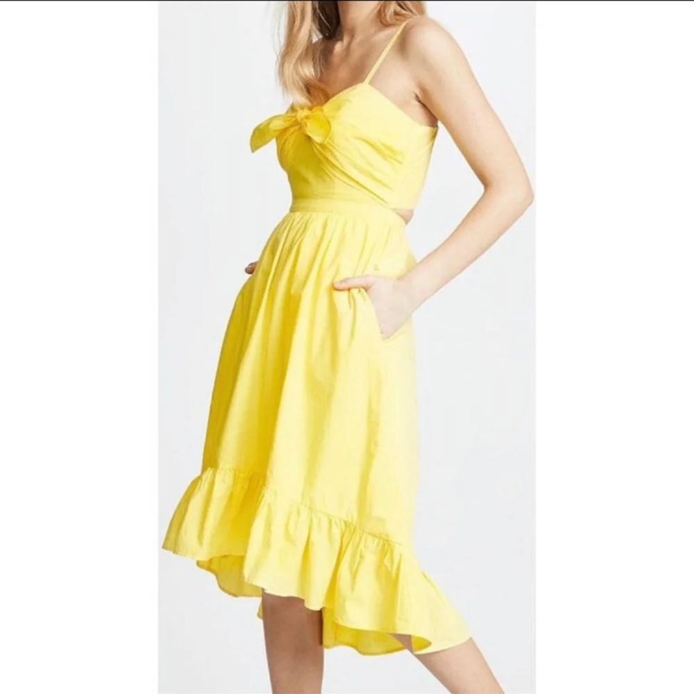 Joie Clorinda Tie Front Cut Out Dress